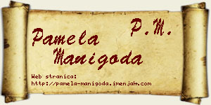Pamela Manigoda vizit kartica